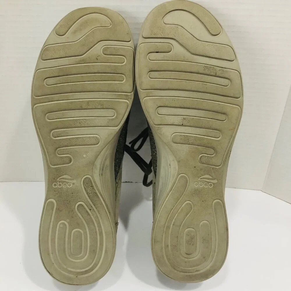 Abeo Walking Shoes Men‎ 13 Textile Suede Khaki Lace Up Sneakers Breathable Floyd